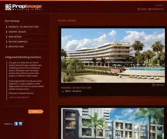 Propimage.com(Trabajos Recientes) Screenshot
