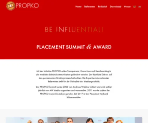 Propko.de(Branded Entertainment Summit) Screenshot