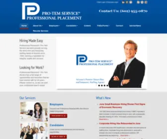 Proplacement.com(Professional Placement) Screenshot