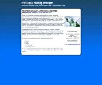 Proplana.com(Professional Planning Associates) Screenshot