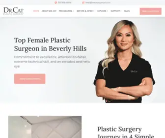 Proplasticsurgeon.com(Dr. Cat Begovic) Screenshot