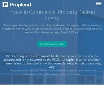 Proplend.com(Commercial Property) Screenshot