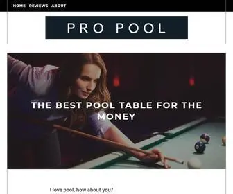 Propooltables.com(2019's Best Pool Table) Screenshot