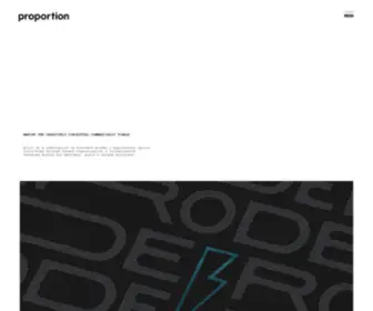 Proportiondesign.com(A Boston Branding Agency) Screenshot