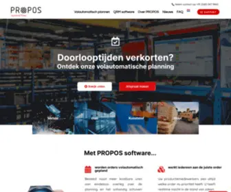 Propos-Software.com(PROPOS software) Screenshot