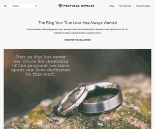 Proposaljewelry.com(Proposal Jewelry) Screenshot