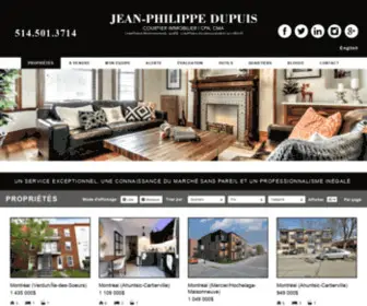 Proprietes-A-Vendre-Montreal.com(Jean-Philippe Dupuis) Screenshot