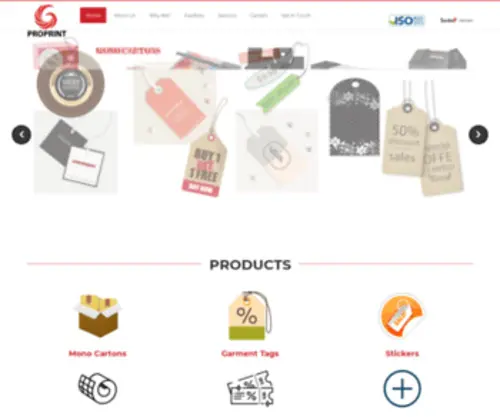 Proprintpackaging.com(Eduomania) Screenshot