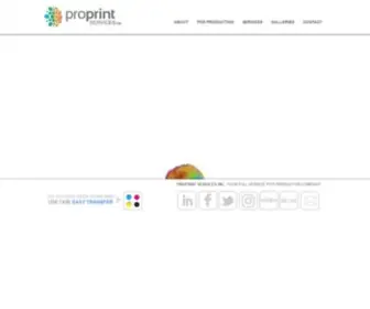 Proprintservices.com(Retail pos display production Proprint Services Inc) Screenshot