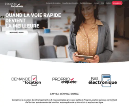 Propriolocation.com(Proprio Location) Screenshot