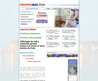 Propriomax.com(#1 Bali Real Estate Agency) Screenshot