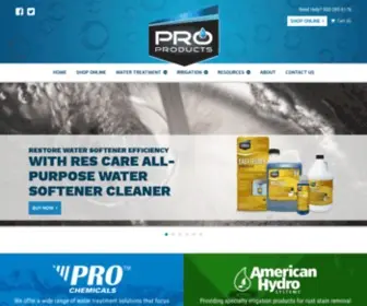 Proproducts.com(Pro Products) Screenshot