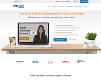Proprofsdesk.com(Help Desk Software & Support Ticketing Software) Screenshot