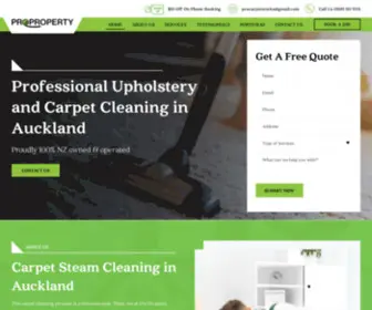Propropertycleaning.co.nz(Pro Property Cleaning) Screenshot