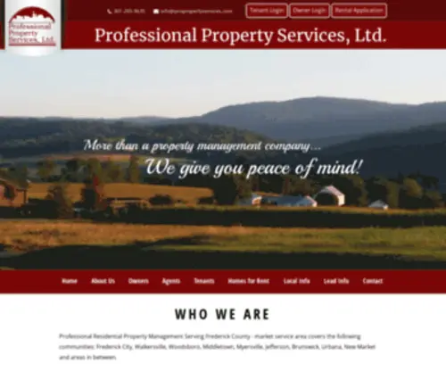 Propropertyservices.com(Professional Property Services) Screenshot