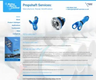 Propshaft-Services.co.uk(Propshaft Services) Screenshot