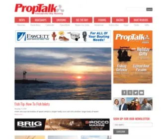 Proptalk.com(Chesapeake Bay Boating Magazine) Screenshot