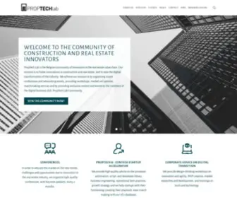 Proptechlab.be(PropTech Lab) Screenshot