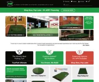 Proputtsystems.com(Indoor Putting Greens) Screenshot