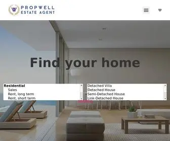 Propwellgroup.com(Estate Agent) Screenshot