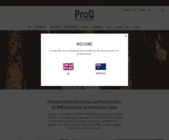 ProqSmokers.co.uk(ProQ BBQs & Smokers) Screenshot