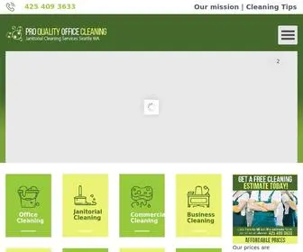 Proqualityoffice.com(Pro Quality Office Cleaning) Screenshot