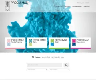 Proquimac.com(El color) Screenshot