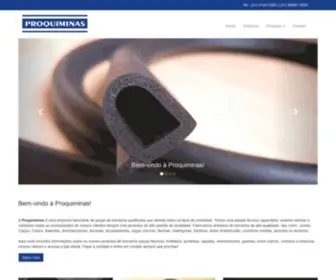 Proquiminas.com.br(Referência em Artefatos de Borracha Artefatos de Borracha) Screenshot