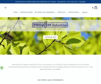 Proquimindustrial.com(PROQUIM INDUSTRIAL S.A.S) Screenshot