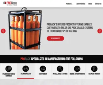 Prorackgasproducts.com(ProRack) Screenshot