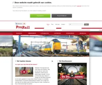 Prorail.nl(Verbindt) Screenshot