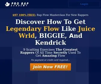 Prorapacademy.com(Pro Rap Academy Is The Best Place To Master Your Rap Skills) Screenshot