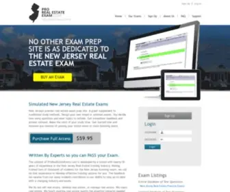 Prorealestateexam.com(New Jersey Real Estate Exam) Screenshot