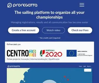 Proregatta.com(Proregatta) Screenshot