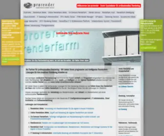 Prorender.de(Renderfarm) Screenshot