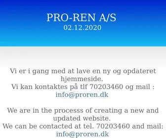 Proren.dk(Proren) Screenshot