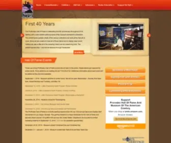 Prorodeohalloffame.com(Pro Rodeo Hall of Fame) Screenshot