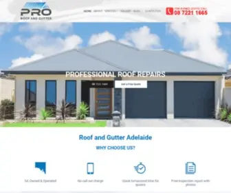 Proroofandgutter.com.au(Pro Roof & Gutter) Screenshot