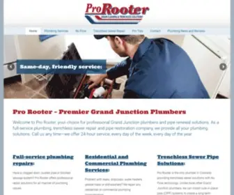 Prorootercolorado.com(Pro Rooter) Screenshot