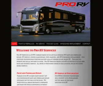 Prorvservices.com(ProRv) Screenshot