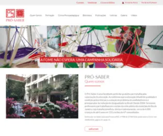 Prosaber.org.br(Pró) Screenshot