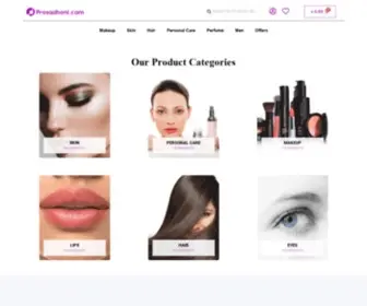 Prosadhoni.com(Cosmetics Shop in Bangladesh) Screenshot
