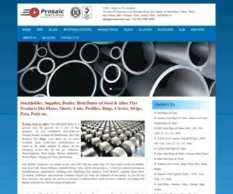 Prosaicsteel.com(Prosaic Steel & Alloy) Screenshot