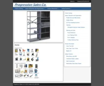 Prosalesco.com(Industrial storage and handling products) Screenshot