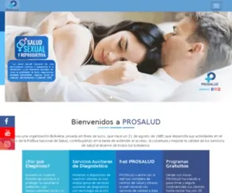 Prosalud.org(Por una Familia Saludable) Screenshot