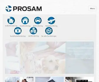 Prosam.dk(PROSAM FORSIKRING Rådgivning) Screenshot