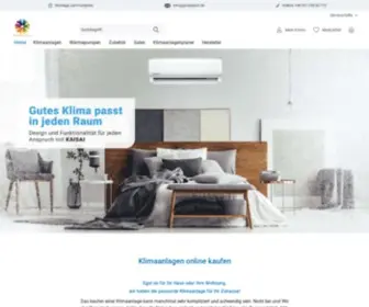 Prosatech.de(Mobile Klimageräte & Klimaanlagen günstig online kaufen) Screenshot