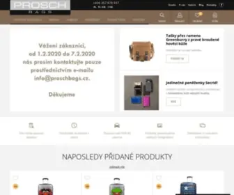 Proschbags.cz(PROSCH BAGS) Screenshot