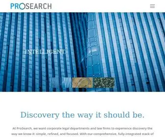 Prosearch.com(ProSearch Strategies) Screenshot