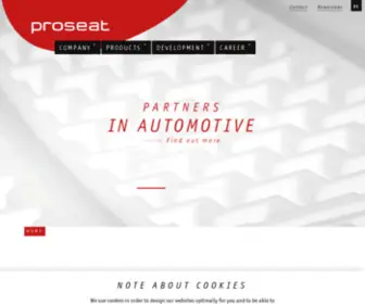 Proseat.eu(Foaming Comfort) Screenshot